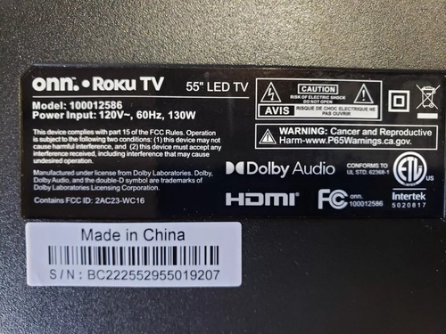 ELEMENT E4FAB65R ROKU TV Wifi MODULI INTERNET - Foto 2 di 2