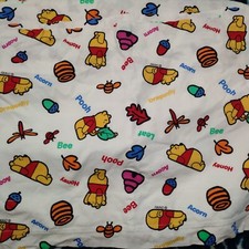Vintage Winnie The Pooh Large Curtains Valance 103x13 Inches