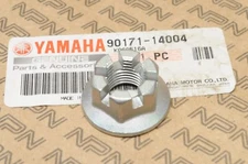 Yamaha 2008-13 YFM125 YFM250 YFM350 Rear Wheel Axle Castle Nut NOS OEM