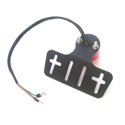 New Black LED Rear License Tail Brake Light Lamp For Honda Bobber Chopper Custom - Picture 5 of 9
