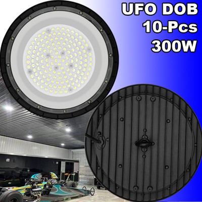 10Pack Ufo LED Light 300W Bay Light Factory Warehouse Commercial Light Fixtures