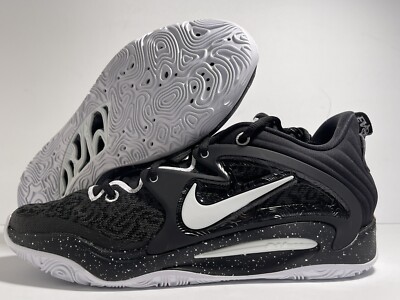 Nike KD 15 Shoes Mens Size 8.5 Black Performance Basketball Zoom DO9826-002 Nike KD 15 TB Black White Men main image 2