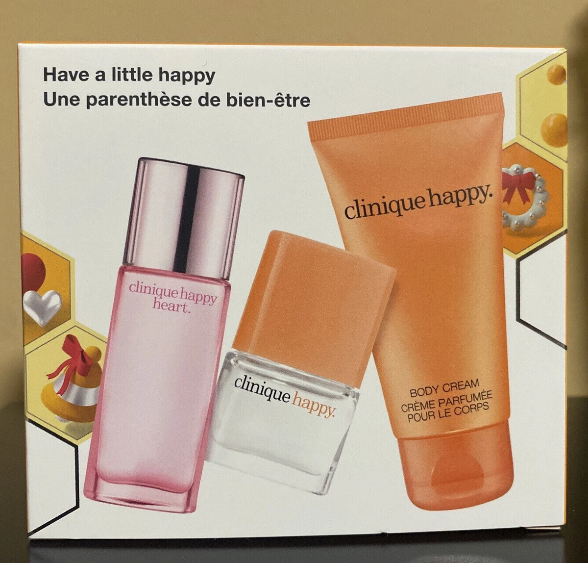Clinique a little happiness set of 3 perfumes sale