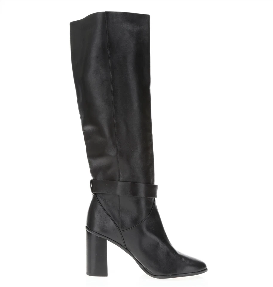 Женские TED BAKER Celsiar 167370 черный кожаный колена тянуть на ботинки размер 38 - Изображение 4 из 4