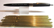 10 SkilCraft U.S. Government Retractable Ballpoint Pen REFILLS Medium Point+PEN
