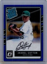 2017 Donruss Optic #173 Jharel Cotton Blue #/75