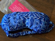 Lilly Pulitzer Abaco Blue HAVE IT BOTH RAYS EYE MASK Soft Sleeping Gift GWP NWT