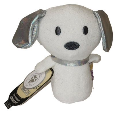 Hallmark Itty Bittys Snoopy 75th Anniversary Silver Ears 4'' Mini Plush Toy NWT