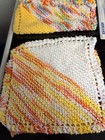 Hand Knitted Dishcloth or WashCloths~New~Set of 4  100% cotton — photo 5