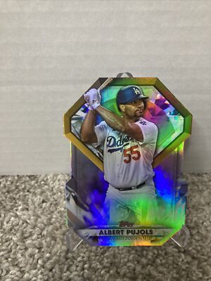 2022 Topps Series 2 Diamond Greats Die-Cut Insert Card #DGDC-36 Albert ...