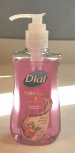 Discontinued 7.5 Oz Dial NutriSkin Cherry Seed Oil & Mint Hand Soap With Moist