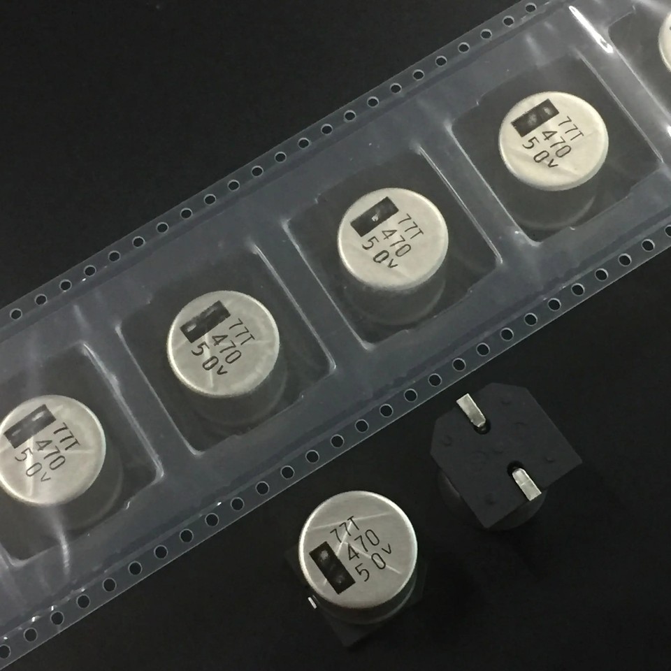 5Pcs 470uF 100V Aluminum Electrolytic Capacitors - JH CD263 Series 16x31mm