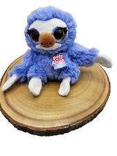 Zuru Pets Alive 8" Plush Sloth Glitter Eyes Interactive Purple Snoring Toy