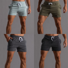 New Cotton Men's Shorts Large Size Sweatpants Men's Fitness Running Casual Pants