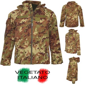 Giubbotto Giacca Parka VEGETATO ITALIANO Esercito Impermeabile Giubbino mimetico | eBay