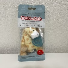 WubbaNub Giraffe Plush with Detachable Pacifier 0-6 Months NEW