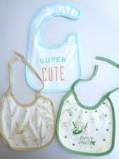 New Super Sports Cute Baby Boys Clothes Bib 3 Bibs Carters OS One size bibs