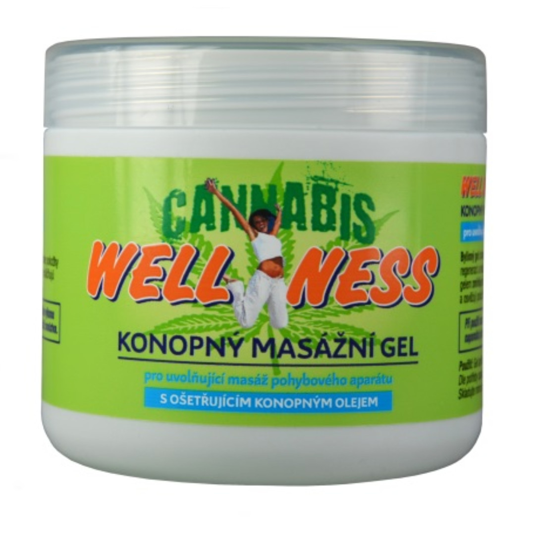 VIVACO Wellness CannaCare Massage-Gel mit Hanföl, 500ml