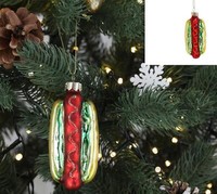 4 StüCk Hotdog BaumanhäNger 10Cm WeihnachtsanhäNger Christbaumschmuck Dekoration