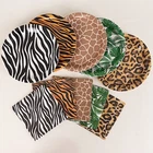 60 Assorted Animal Safari Disposable Paper PLATES NAPKINS Tableware Set Party