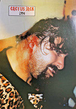 Magazine Illustration Pro Wrestler Cactus Jack in 1994