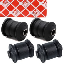 4x febi Querlenkerlager Lagerbuchse für VW TRANSPORTER T4 hinten innen + außen