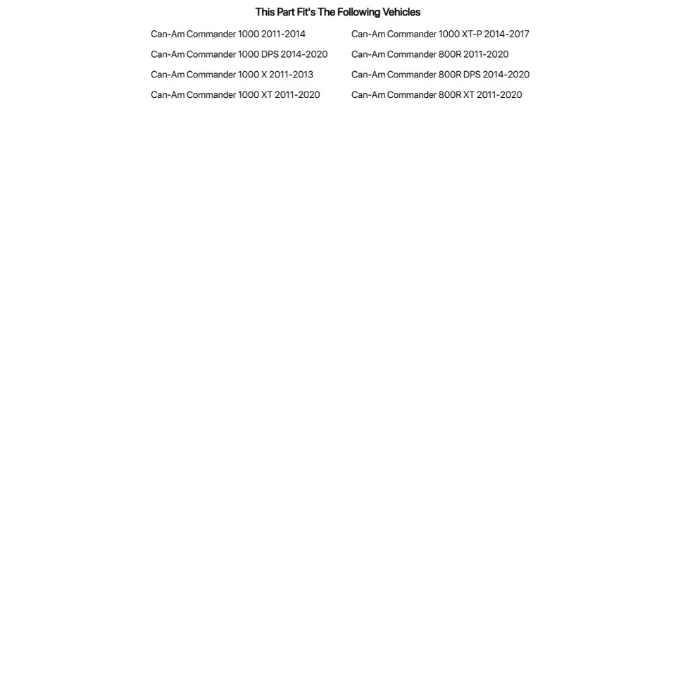 Ventana trasera Tusk UTV para CAN-AM Commander 1000 2011-2014 Foto 2 de 4