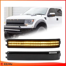2Pcs For 2009-2014 Ford F150 LED Side Mirror Turn Signal Lights Reflector