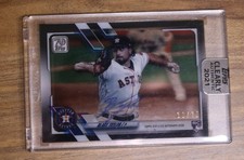2021 Topps Clearly Authentic Black Autograph CAA-BT Blake Taylor - Astros #10/75
