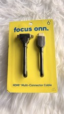 HDMI Multi-Connector Cable 6 ft Mini HDMI Micro HDMI to HDMI 1080p