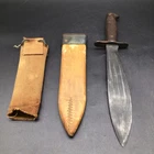 WW1 Bolo Fighting Knife US MOD 1917,  1918 Military w/Scabbard