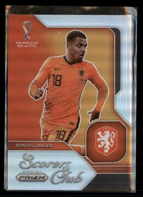 2022 Panini Prizm FIFA #17 Donyell Malen Scorers Club Silver Prizm soc2