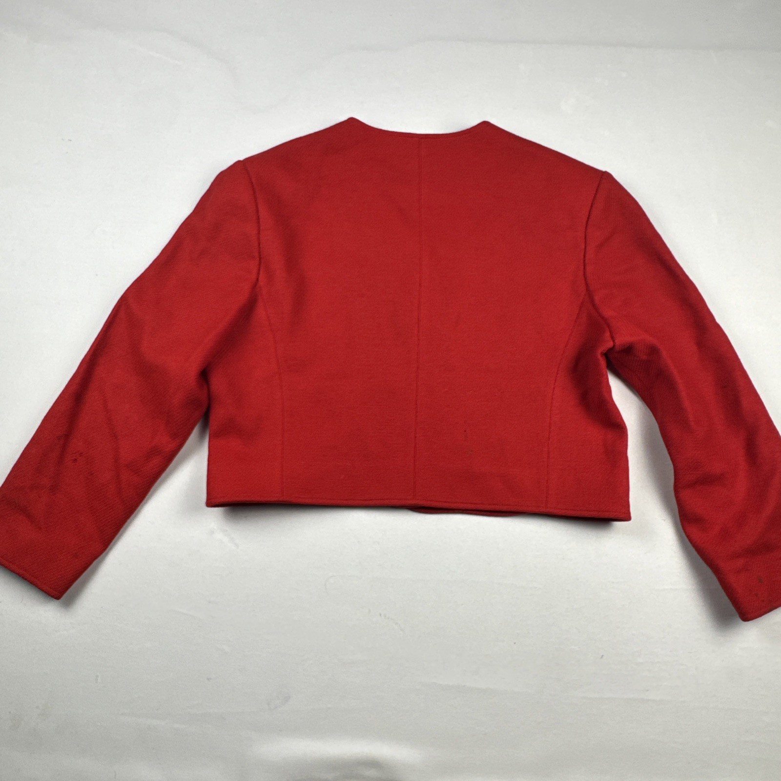 Pendleton Red Wool Cropped Jacket Women’s Size 16… - image 6