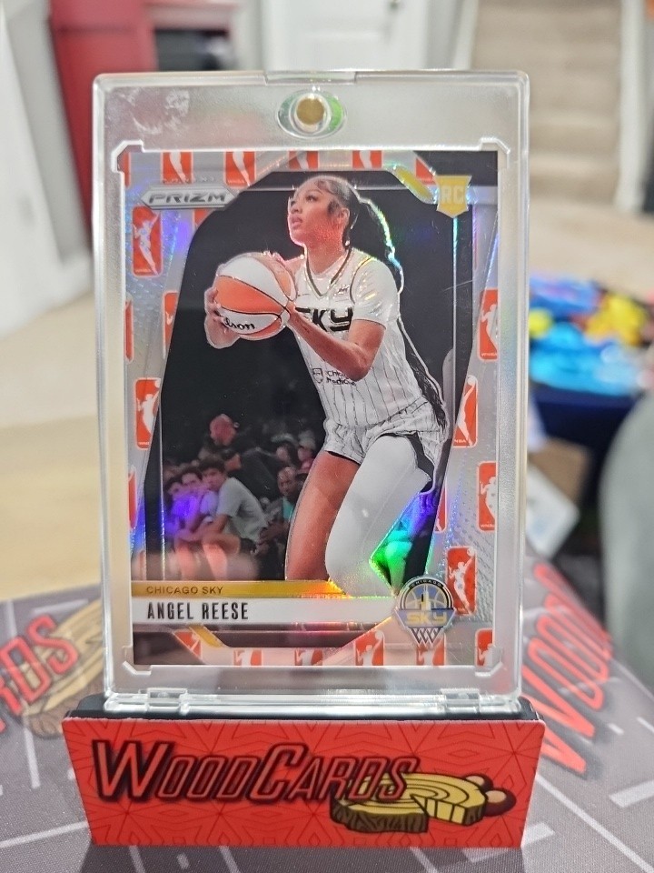 2024 PANINI PRIZM WNBA WNBA LOGO PRIZM #10 ANGEL REESE ROOKIE RC 