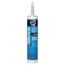 Dap 8643 Silicone Sealant, 9.8 Oz, Cartridge, Aluminum Gray, Silicone Base,