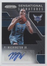 2019-20 Panini Prizm Sensational Signatures PJ Washington Jr #SS-PJW Auto 6ed