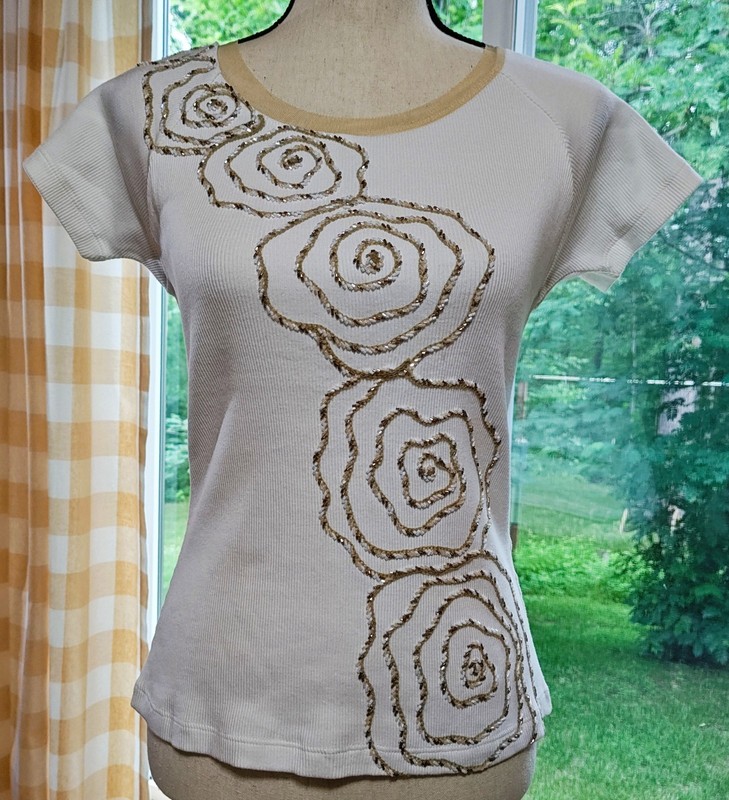 Cordelia Rib Knit Top. Medium.
