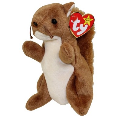 TY Beanie Baby - NUTS the Squirrel (5.5 inch) - MWMTs Stuffed Animal Toy