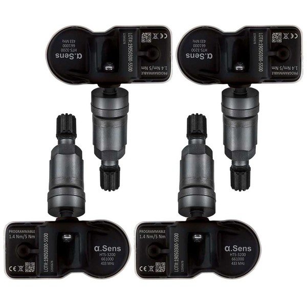 4 Rdks Sensoren Anthrazit Plug&Play 661077A FüR Fiat Talento Reifen Luftdrucksen-image