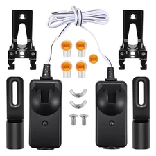 Garage Door Sensor Beam Eyes with Bracket & Cover, Garage Door Safety Sensor ...