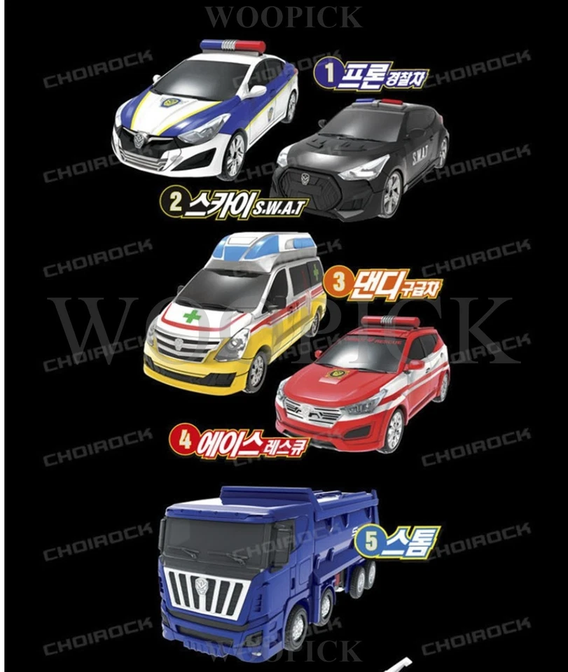 Hello Carbot The Braves PENTASTORM REFINE Transformer Robot Car Figure Toy 2025 - Image 4 of 4