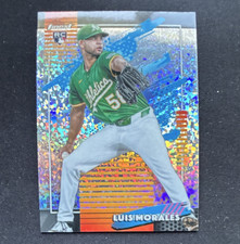 Topps 2025 Topps Finest Luis Morales Oakland Athletics Rookie Card #144. rookie card picture