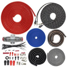 ECK4v2, 4 Gauge Amp Kit - Complete Amplifier Install Wiring - 2500W