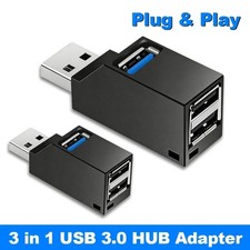 3 in 1 USB Hub USB 3.0 OTG Adapter Splitter Dock Station for PC MacBook