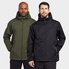 Peter Storm Men’s Storm Hooded Waterproof Jacket, Fully Adjustable Hood