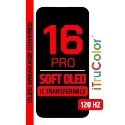 iPhone 16 Pro LCD Assembly (Soft Oled 120HZ By iTruColor)