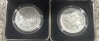2025 $1 Morgan and Peace Silver Dollar 2pc Set  No Box Or Coa