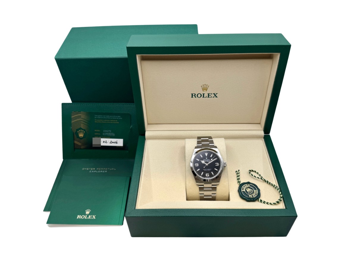 Rolex Explorer Ref.224270 Black Dial Stainless Steel 40mm Automatic Men's Watch image 2