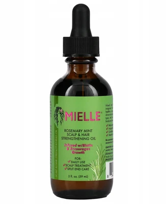 MIELLE ORGANICS Rosmarinöl Ätherisches Öl Haarwachstum Kopfhaut Haarpflege Hautpflege von MIELLE