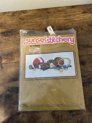 Sunset Stitchery All American Crewel Embroidery Kit Fits 10  X 20  Frame New